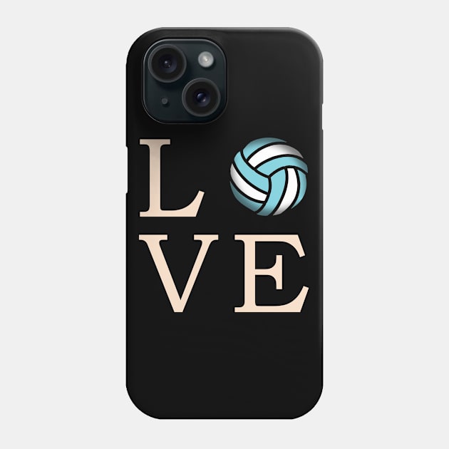 Volleyball love Phone Case by Mamon