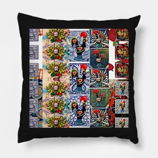 Portuguese folk art Pillow