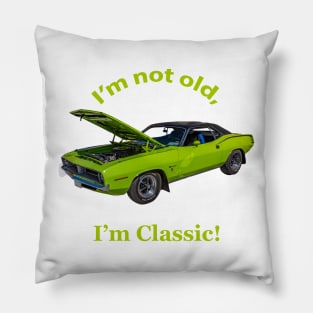 1970 Plymouth Barracuda Pillow