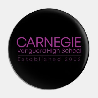 CVHS Carnegie Vanguard HS; Est. 2002 - in Purple Pin