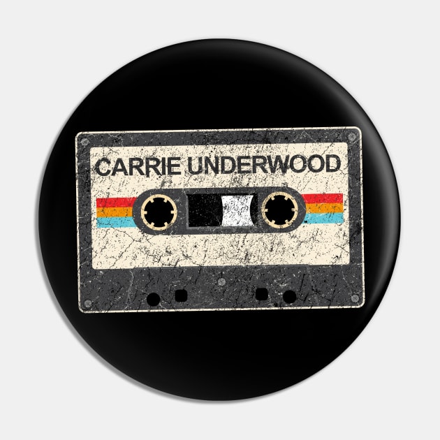 kurniamarga vintage cassette tape Carrie Underwood Pin by kurniamarga.artisticcolorful