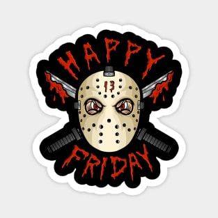 Happy Friday 13 Magnet