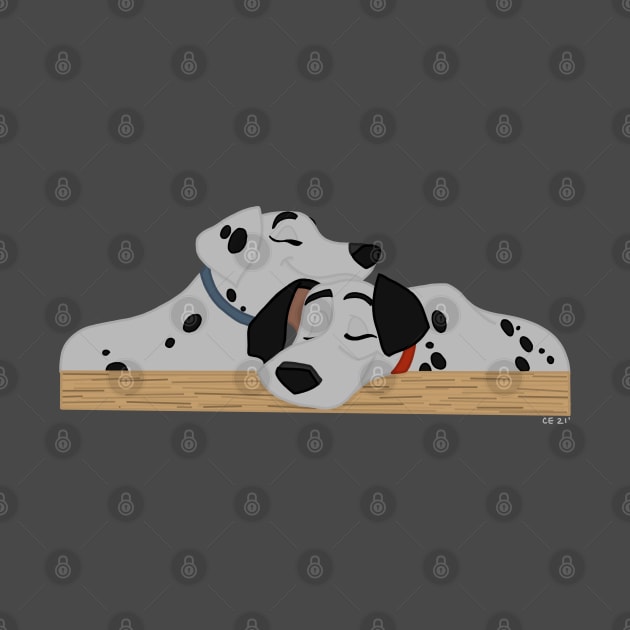 Dalmation Snuggles by cenglishdesigns