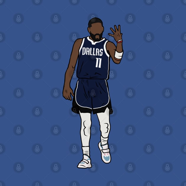 Kyrie Irving Left Hand Celebration by rattraptees