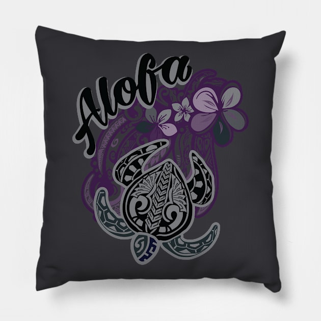 Samoan Alofa Spirit Badge Pillow by Nalu Threads