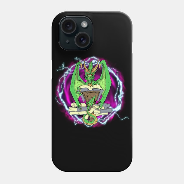 Bookwyrm Phone Case by TonyBreeden