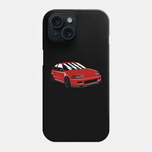 Red Civic EG6 Phone Case