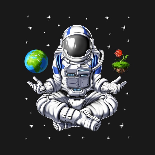 Space Astronaut Meditation by underheaven