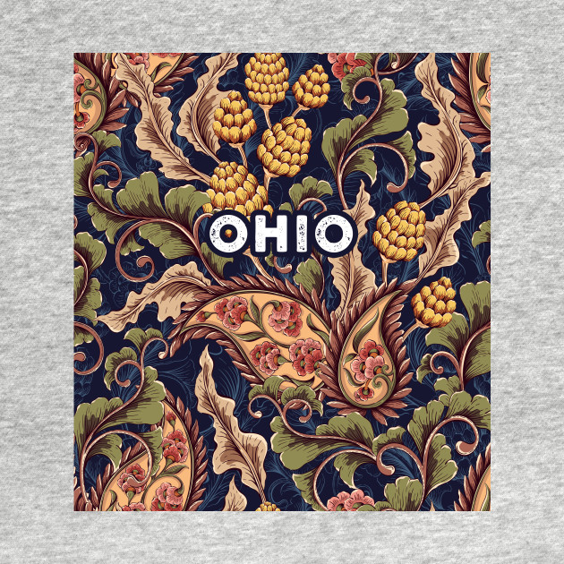 Disover Strong Ohio State Vintage Floral Ohio - Ohio - T-Shirt