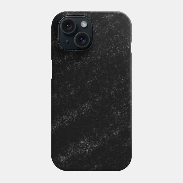 black texture background Phone Case by Studiowup