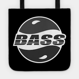 Bass Logo Black and White Tote