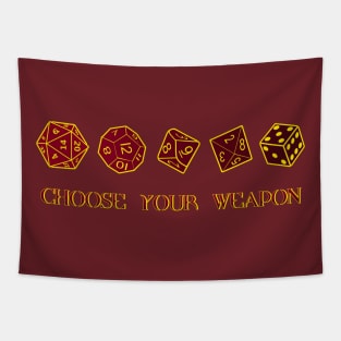 Choose your weapon RPG Tapestry
