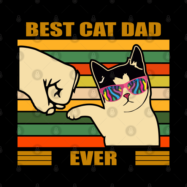 Best cat dad ever vintage by solo