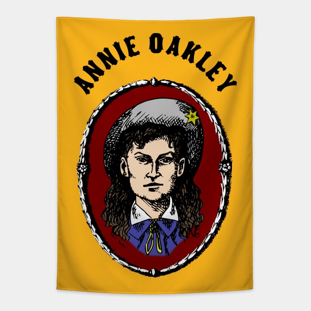 Annie Oakley Tapestry by FieryWolf