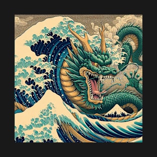 The great wave dragon T-Shirt