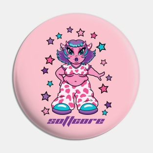 Fat Positive Mascot - Softcore Pin