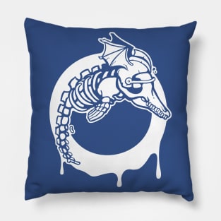 Reikland Undead Dolphins - White Design Pillow