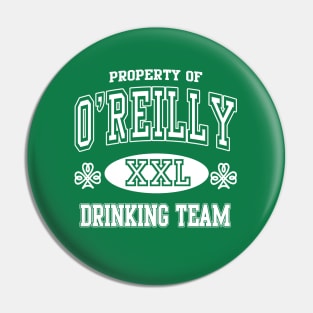 O'Reilly Irish Drinking Team St Patricks Day Pin