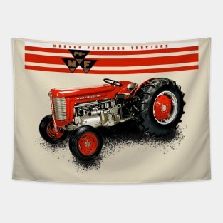 Massey Ferguson 65 Vintage Tractor Tapestry