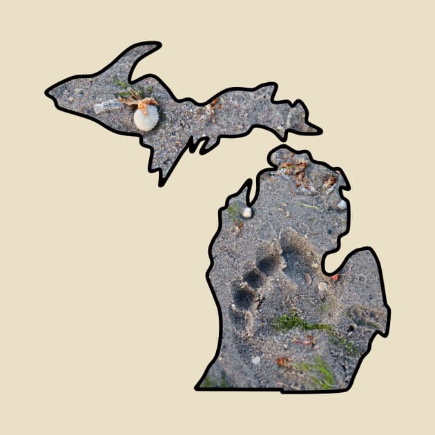 Michigan Footprint by MissOstrich