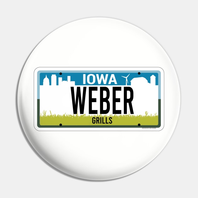 State of Iowa custom Weber vanity license plate Pin by zavod44