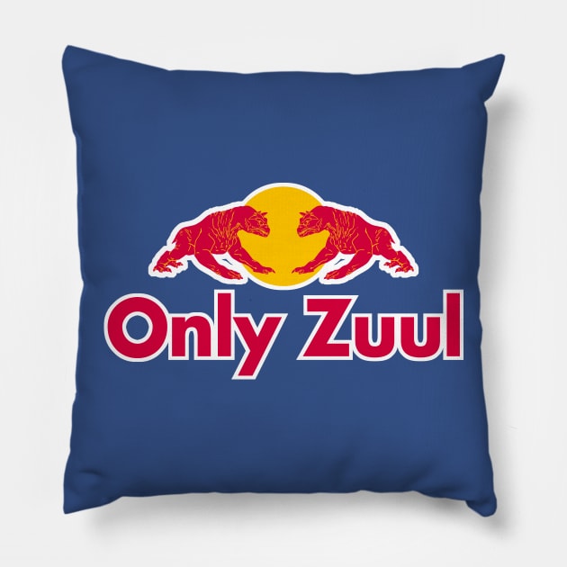 Red Zuul Pillow by cubik