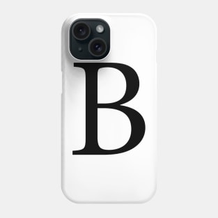 Black Beta Phone Case