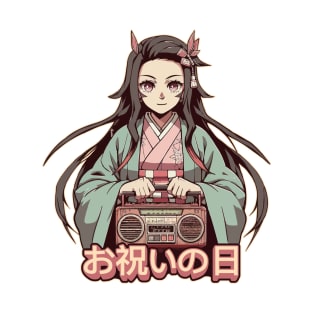 Nezuko and Music T-Shirt