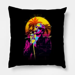 Black Gives Way to Blue In Chains Fan Merch Pillow