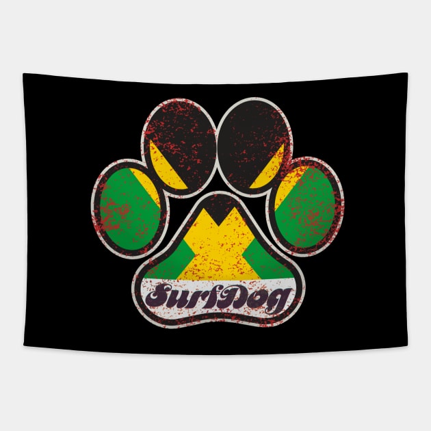 Surf Jamaican Style - Weathered Tapestry by surfdog