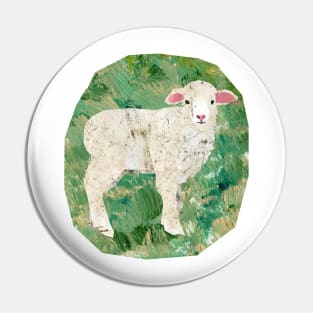 Lamb (with background) Pin