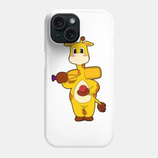 Giraffe Cricket Cricket bat Phone Case