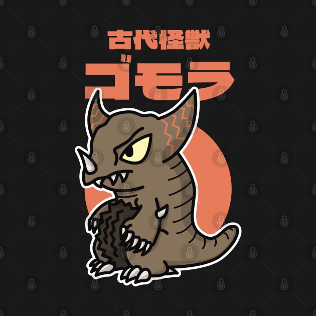 Ancient Kaiju Gomora Chibi Style Kawaii by The Toku Verse