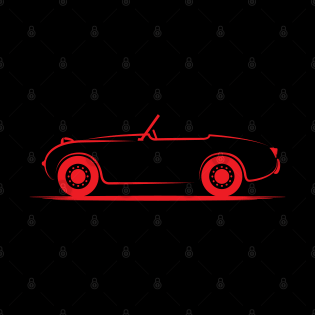 Austin Healey Sprite Bugeye Red by PauHanaDesign