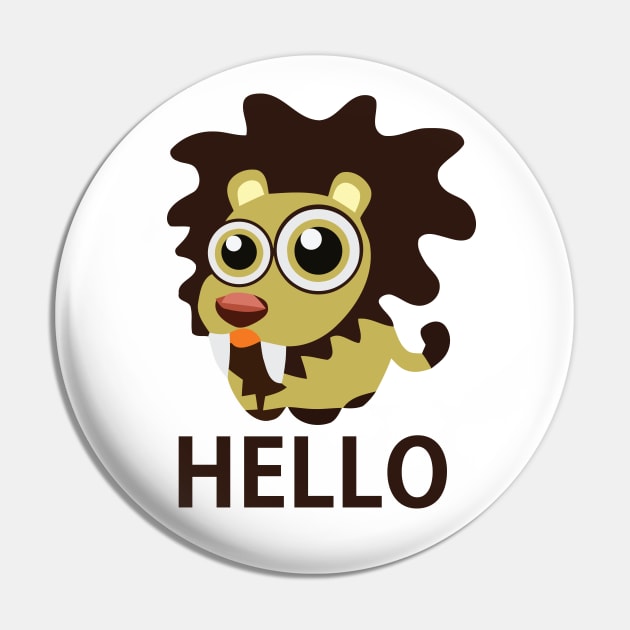 Hello Pin by Sanzida Design