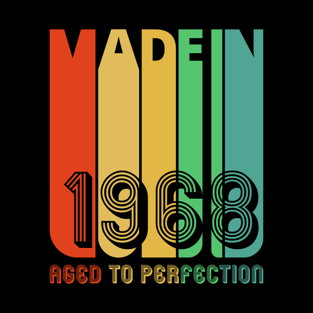 Vintage retro Made in 1968 Aged to perfection. by MadebyTigger