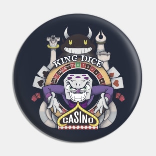 Cuphead King Dice Casino Pin