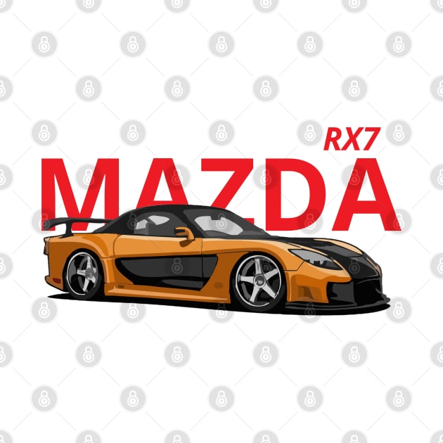 mazda rx7 by artoriaa