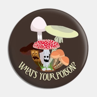 Poison Mushroom Gang Pin