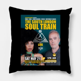 POSTER - THE SOUTH LONDON - SOUL TRAIN - LAFAYETTE Pillow