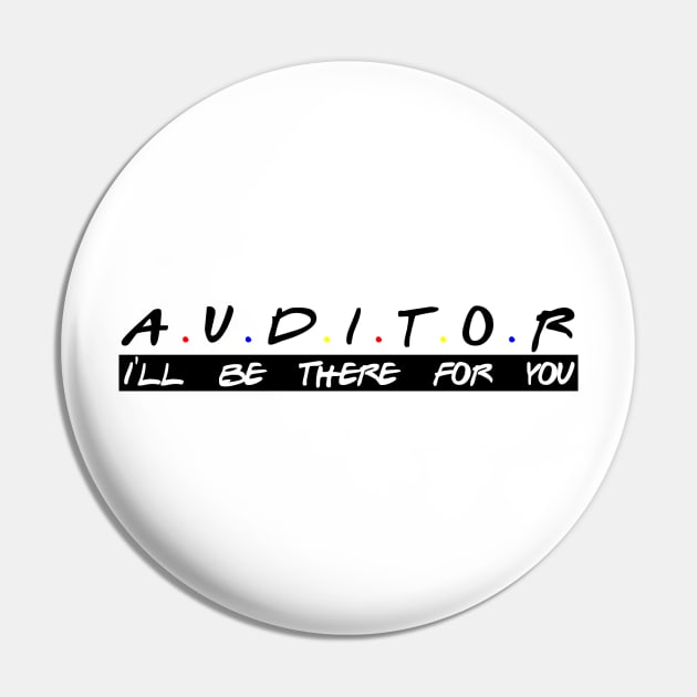 Auditor Shirt Color Dots Pin by Kazokus Box