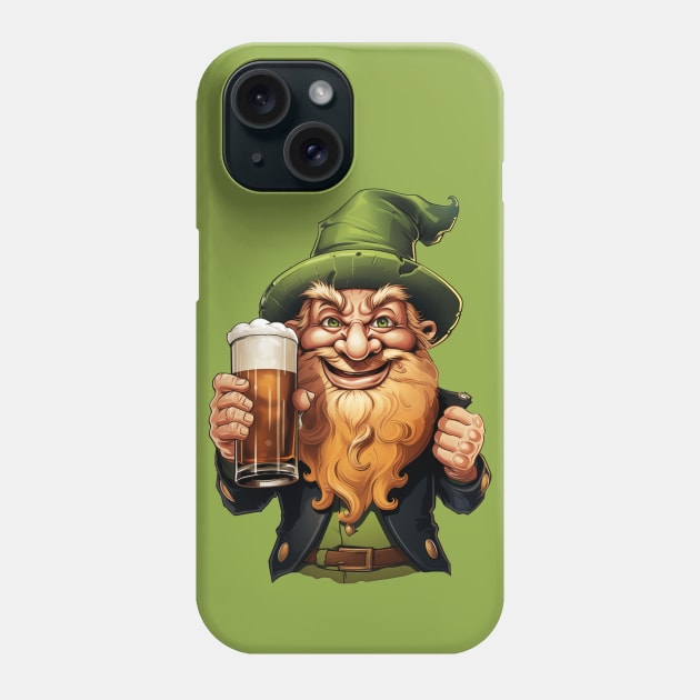 Cheers Leprechaun Phone Case by JunkyDotCom