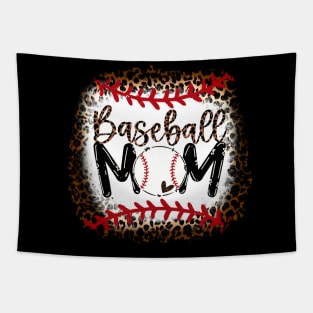 Baseball Mom Leopard   Baseball Mom Tapestry