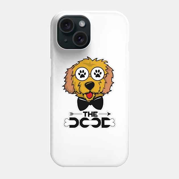 'Goldendoodle The Dood' Wonderful Pet Dog Gift Phone Case by ourwackyhome