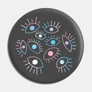 Eyes of the Void - Trans Pride Pin