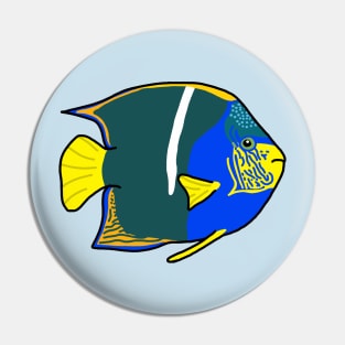 Kings Angelfish Pin