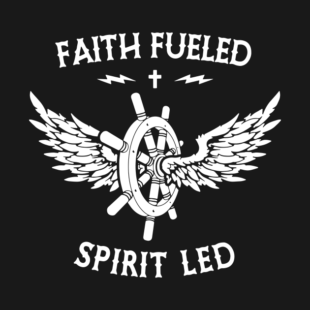 Christian Apparel Clothing Gifts - Faith Fueled Spirit Led by AmericasPeasant