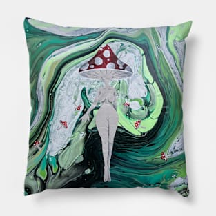 Mushroom Queen Pillow