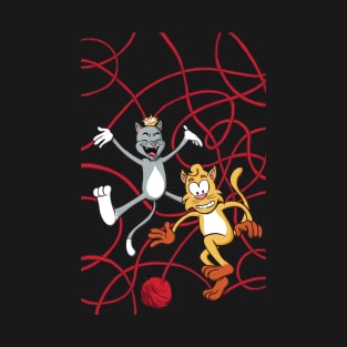 Cats At Play T-Shirt