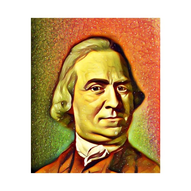 Samuel Adams Snow Portrait | Samuel Adams Artwork 15 by JustLit